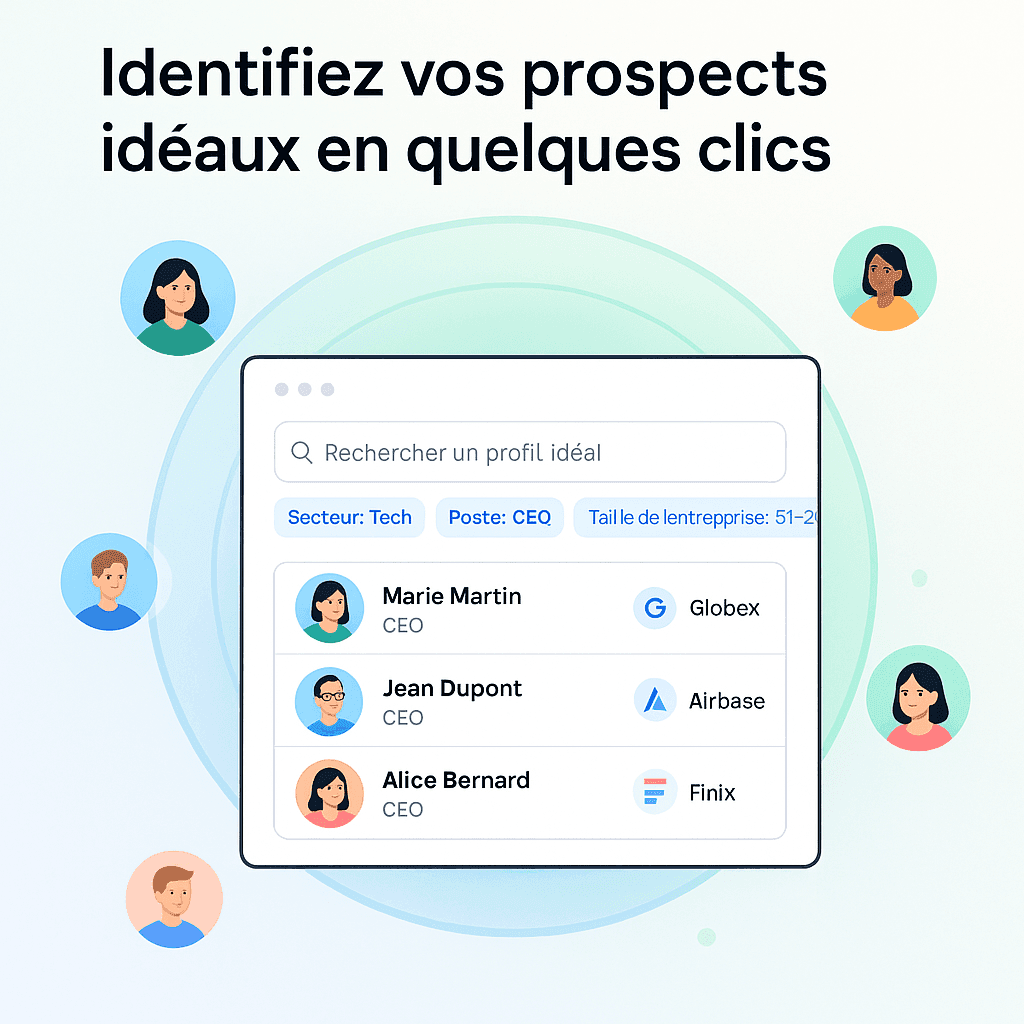 Identifiez vos prospects idéaux en quelques clics