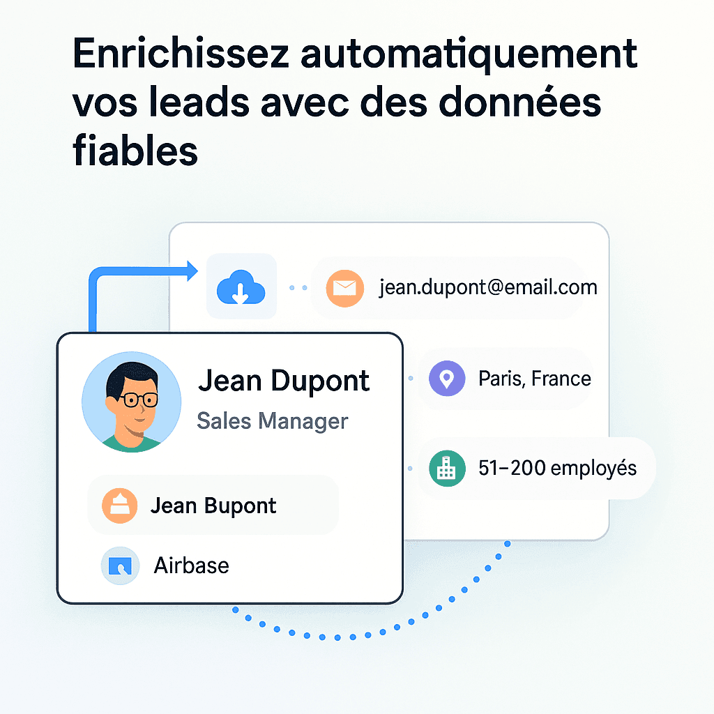 Enrichissez automatiquement vos leads avec des données fiables